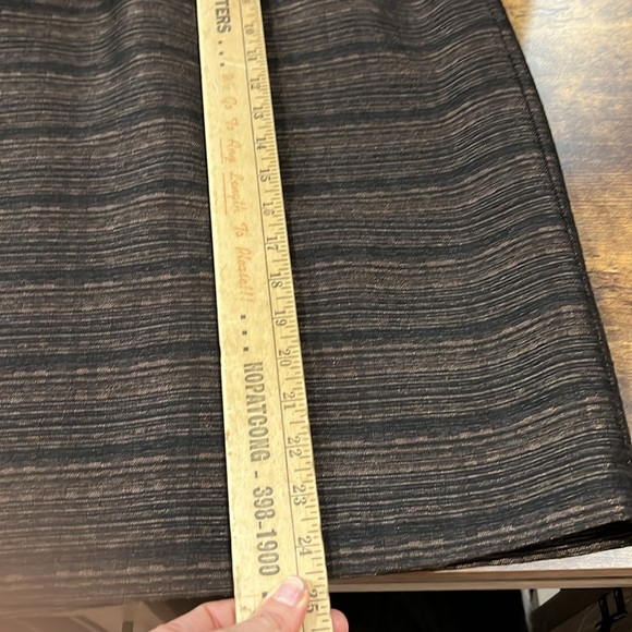 STUNNING Kasper Metallic Shine 2-Pc Suit Skirt & Blazer Size 4 Black Brown Women - Picture 8 of 9